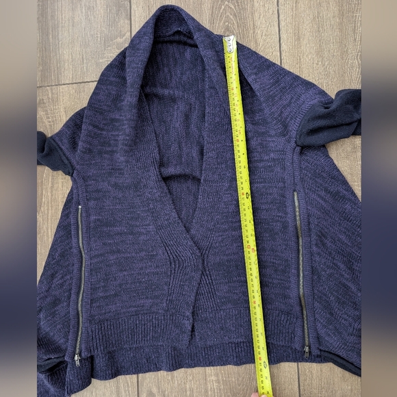 lululemon athletica wrap It Up Sweater Deep Purple Cardigan - Picture 15 of 15